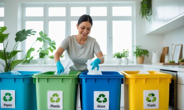 Sådan får du et pænt hjem med effektiv sortering af affald hjemme