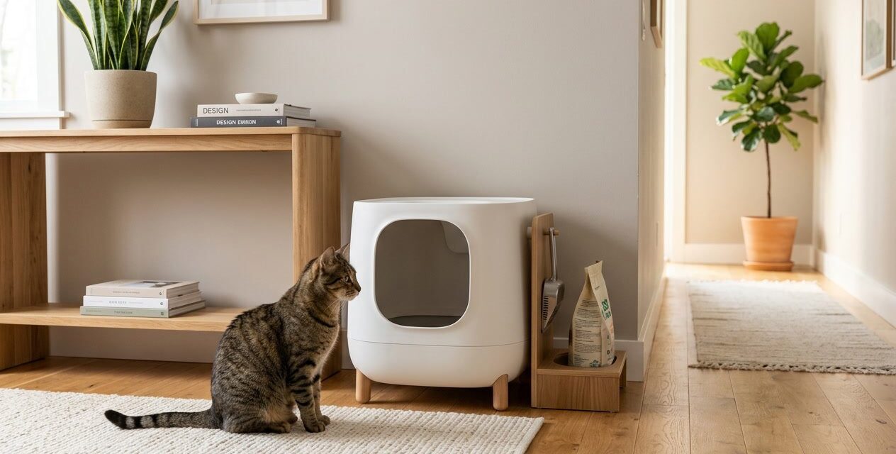Sådan vælger du en smart kattebakke der passer ind i hjemmet